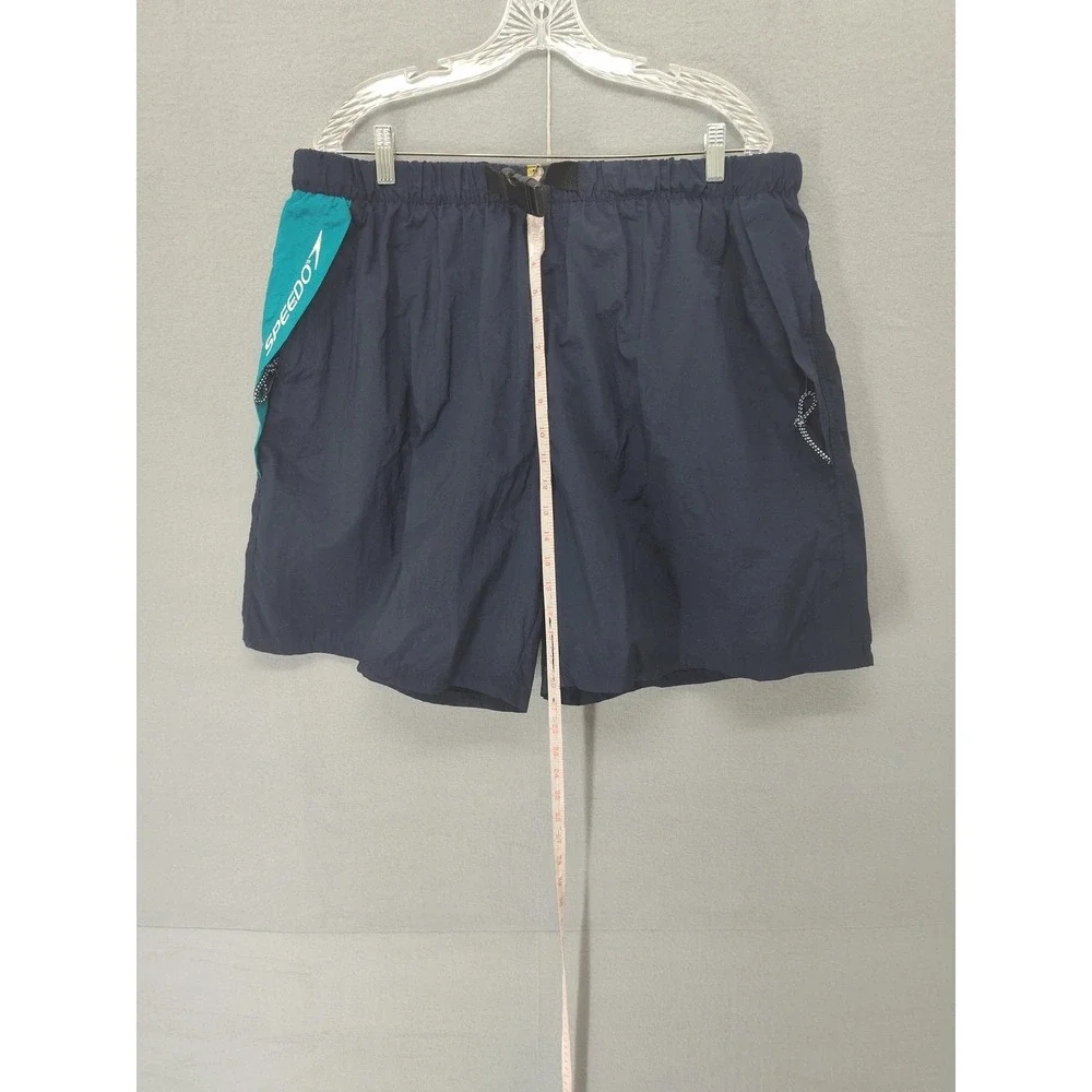 Speedo Swim‎ Shorts Mens 2XL Quick Dry Trunks Mesh Lined Pockets Drawstring